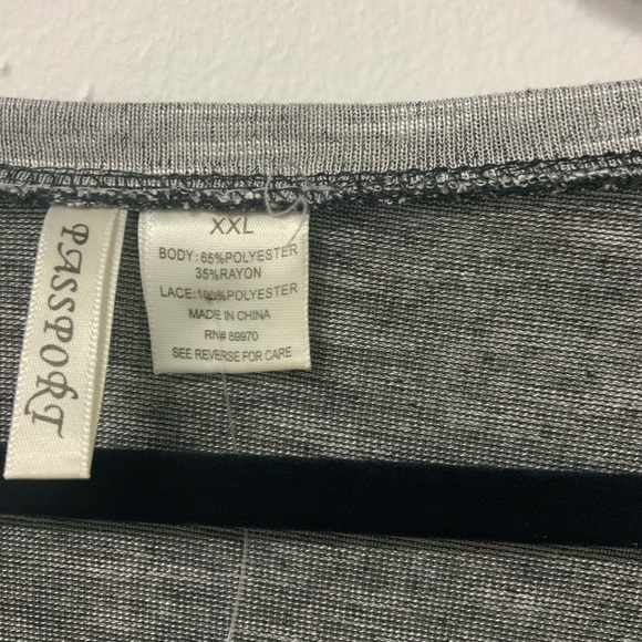 PASSPORT SHIRT WITH LACE - Picture 3 of 4